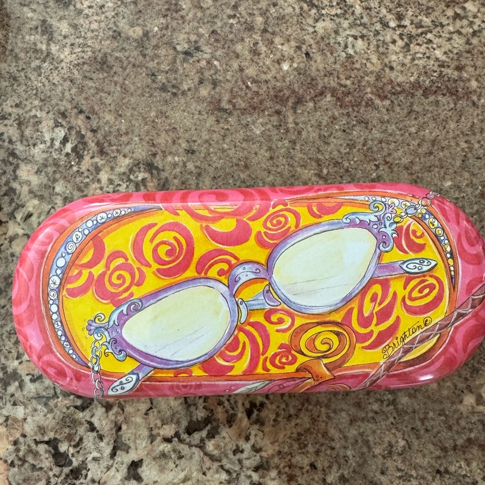 Brighton Sunglasses Case - Red and Yellow